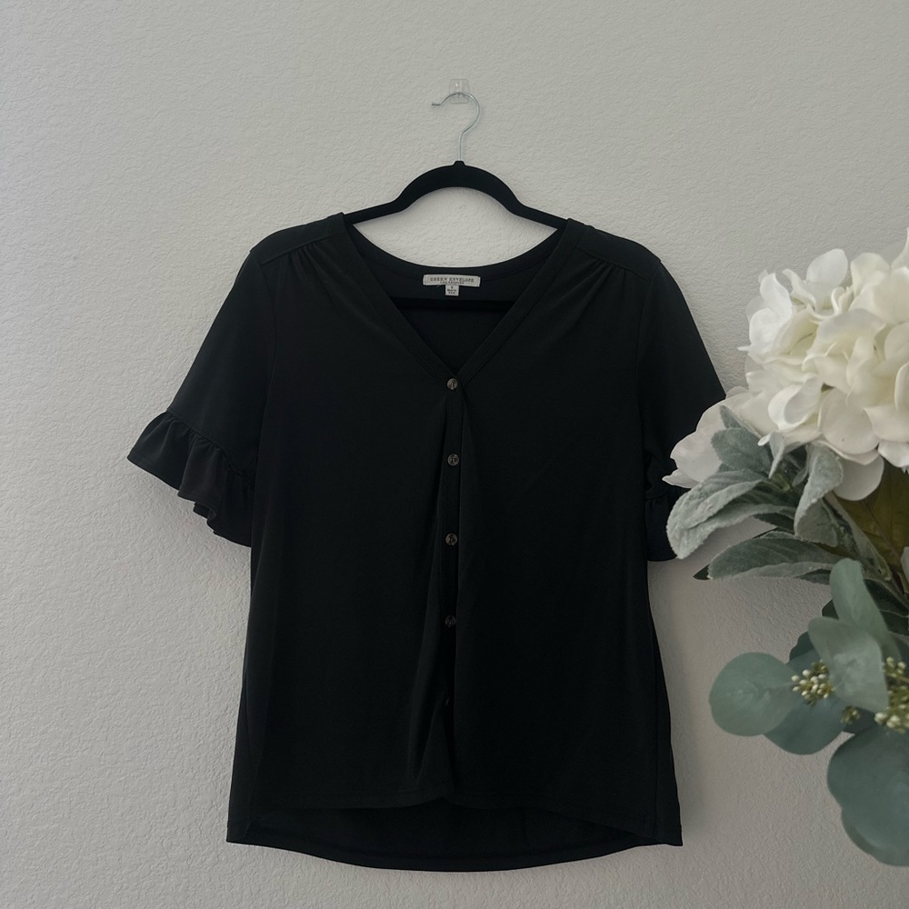 Made in USA button blouse